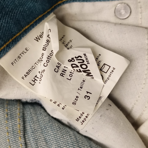 Naked and Famous denim jeans Weird Guy - Picture 8 of 9